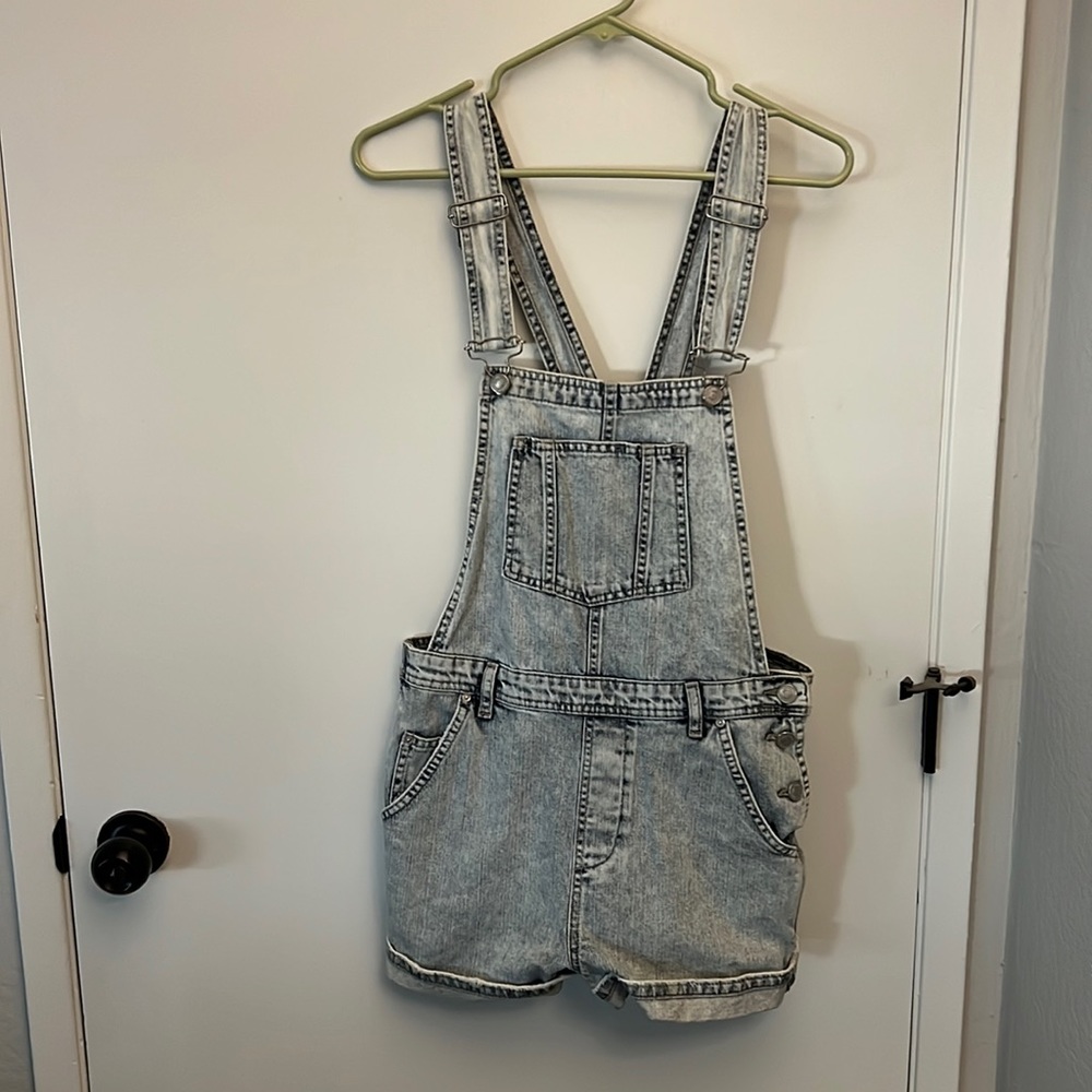 Topshop Denim Short-Alls